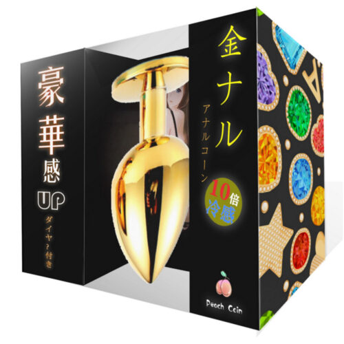 日本Premium-A – 奢華金塞 黃金後庭體驗肛塞 [L號]